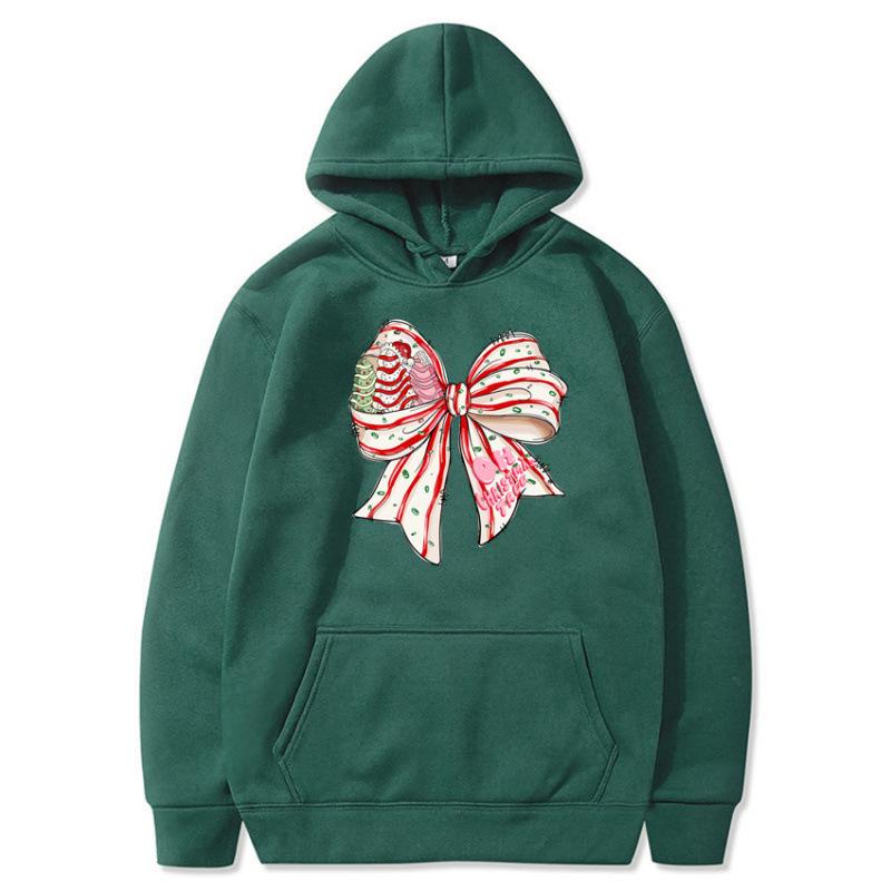 Autumn/Winter Couple's Printed Christmas Hoodie for Men and Women