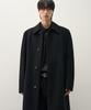 Draw Fit Premier Wool Balmacaan Chester Coat [Black]