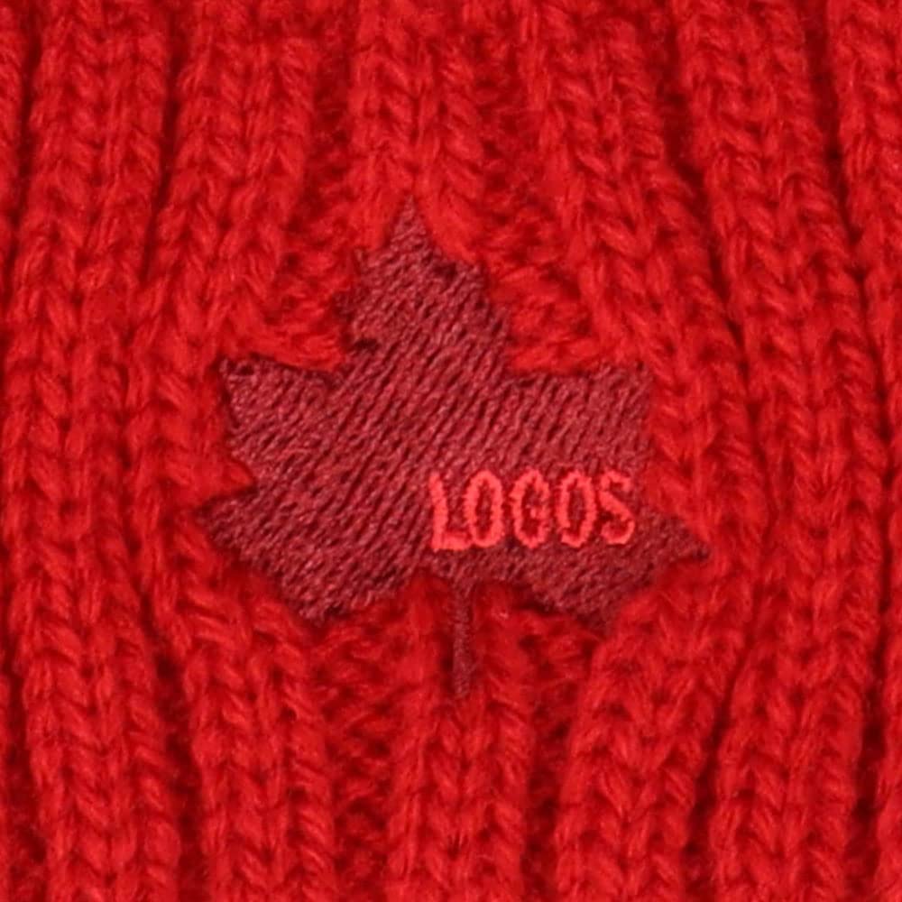 Logos Basic Beanie Knit Cap (03 Red)
