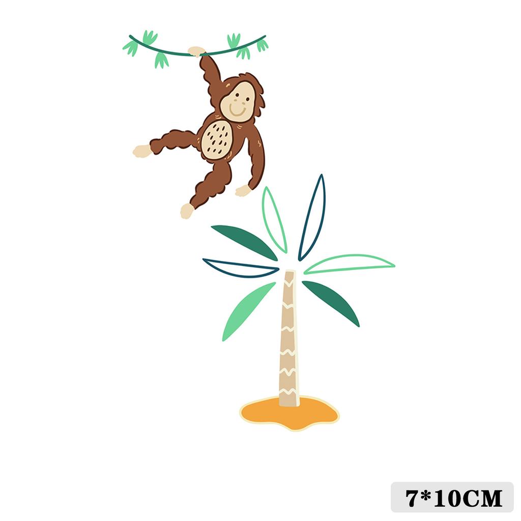Cartoon Kids Dinosaur Mermaid Fruit Flower Animal Robot Finger Arm Tattoo Sticker