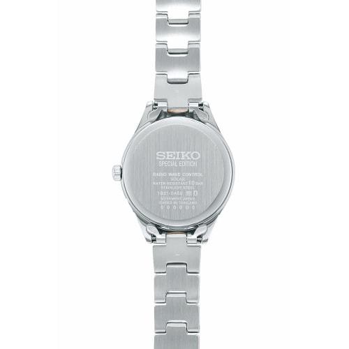 SEIKO SELECTION Radio Wave Control Solar Special Edition SWFH120 Women's Watch, Silver and Pink Gold