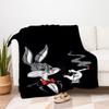 "Looney Tunes Bugs Bunny Smoking Phone Wallpaper"Blanket Flannel Throw Blanket for Sofa, Bed, Travel, Camping, Office