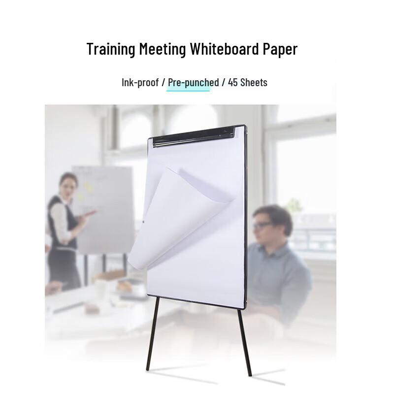 COUVEZI A1 Disposable Whiteboard Paper - 60x90cm, 70g, 45 Sheets