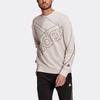 Adidas U Favs Q1 Sweater With Logo Print Men Sweatshirt Fawn-Brown GK9373