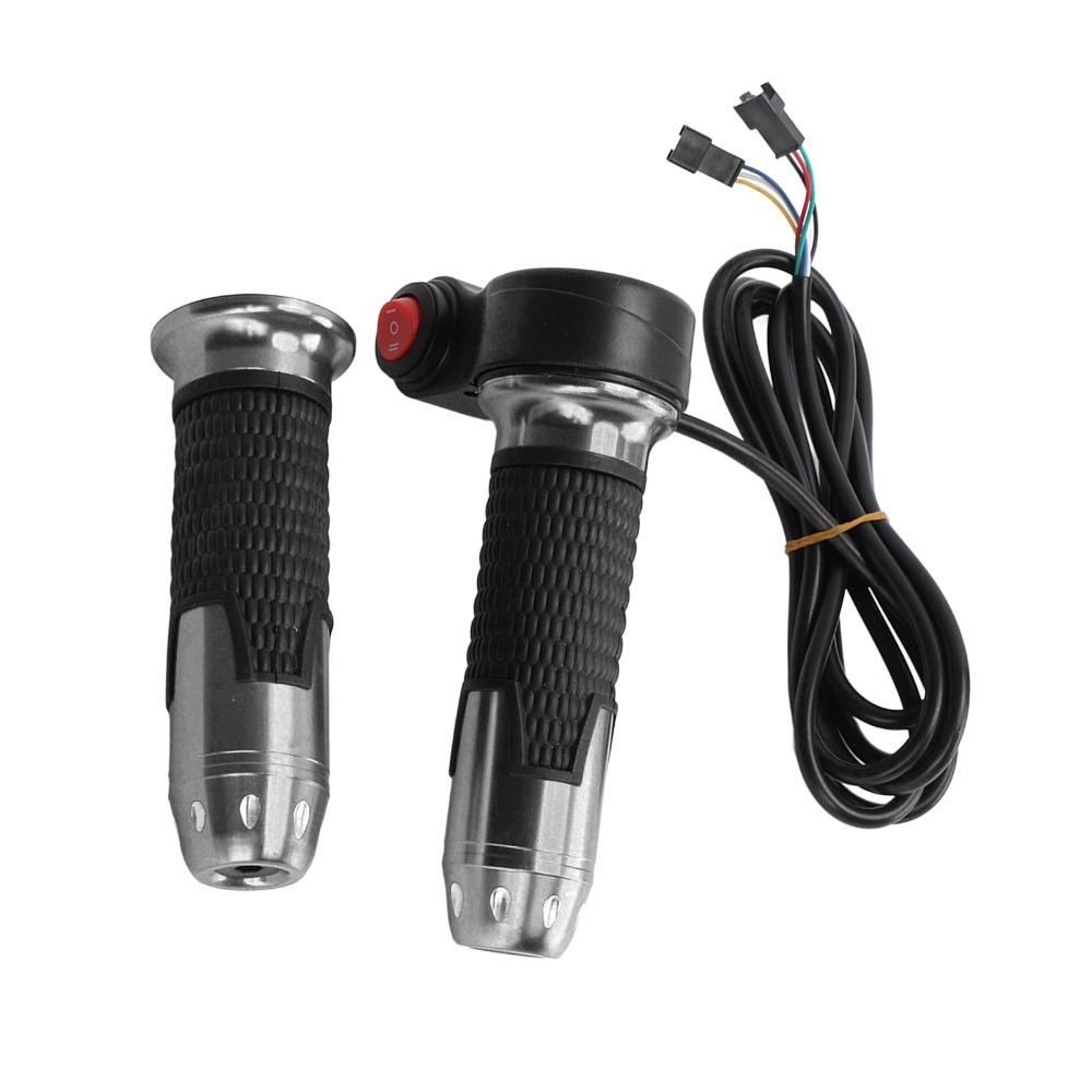 1 Pair 12V-99V Twist Throttle Grip Three Speed Handlebar Grips  Electric Bike