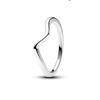 Pandora Polished Wave Ring 193095c00