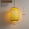 Bamboo Weave Pendant Light for Tea Room, Restaurant, or Bar – Simple Japanese Style