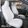 For Tesla Model Y Juniper 2025 Seat Covers 5 Seater for Model Y 20-24 Dog Pet Seat Covers Nappa PU Front & Rear Seat Protectors