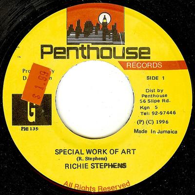 7-Zoll-Schallplatte RICHIE STEPHENS - Special Work Of Art PH135 Penthouse Recor 1996 Jamaika Reggae, Ska & Dub Gebraucht