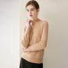 2026 Le Kasha Women's Pure Cashmere Sweater: 12 Gauge Flat Knit, Half-High Neck, Solid Color, Autumn/Winter Base Layer