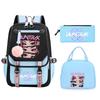 KPop Demon Hunters Rumi Anime Merchandise Backpack and Pencil Case Convenient Backpack for Couples for Business Trips and Travel