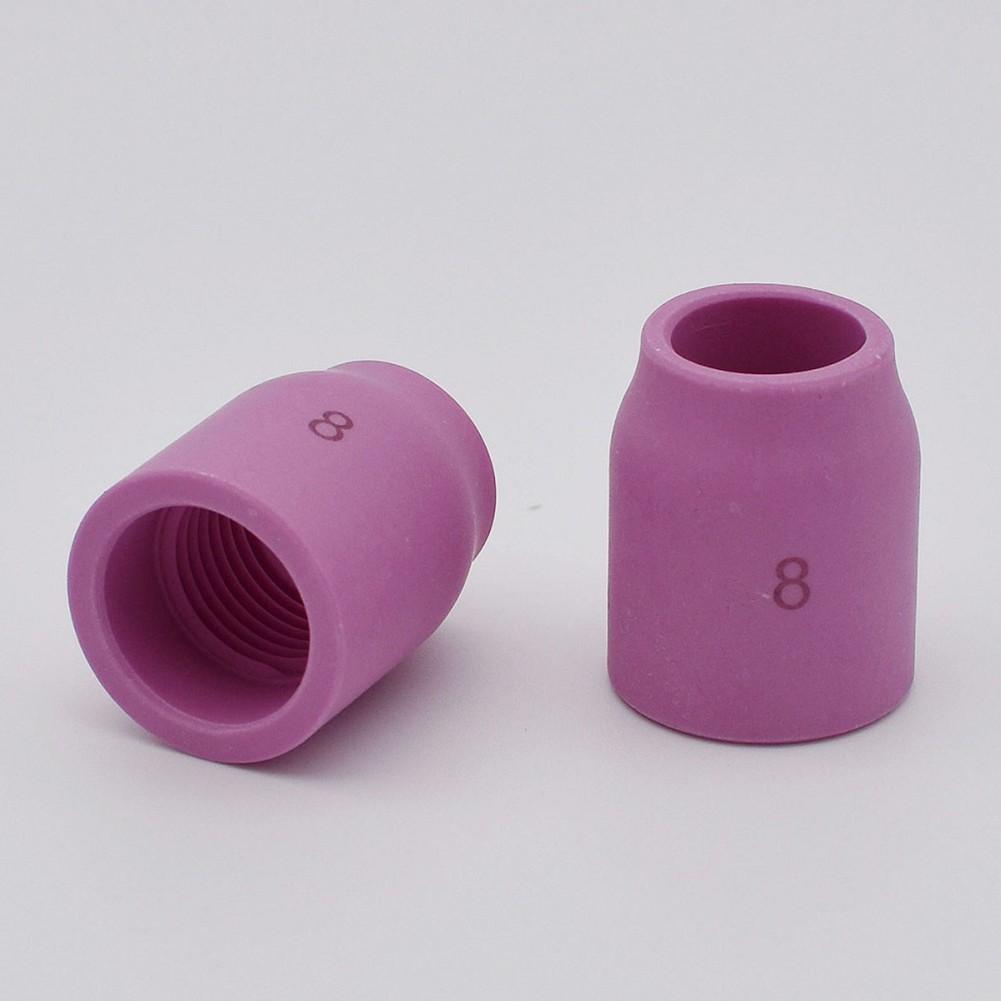 10pcs Ceramic Gas Lens Cup 53N61S #8 1/2" TIG Welding Torch WP-9/20 WP-17/18/26