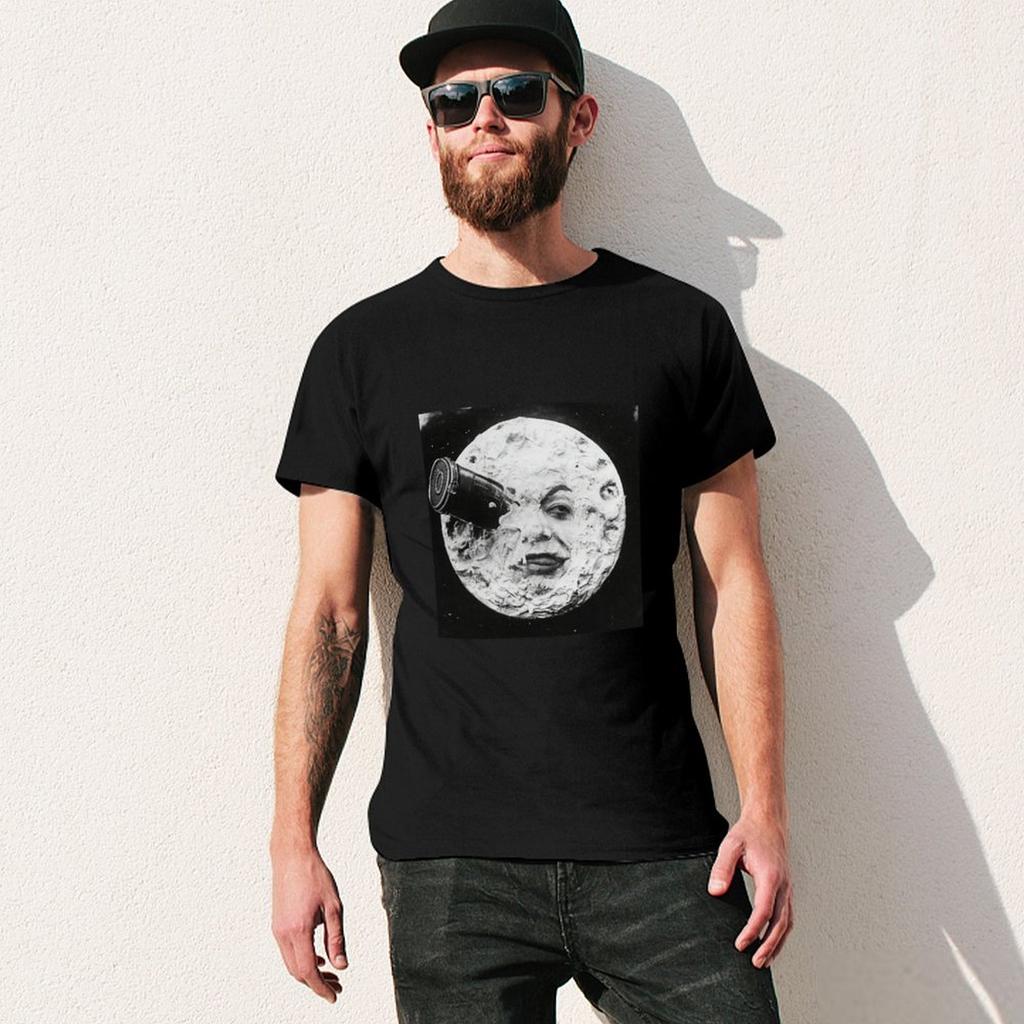 A Trip to the Moon (1902) T-Shirt basketball graphic tees rapper graphic tees t shirts for men