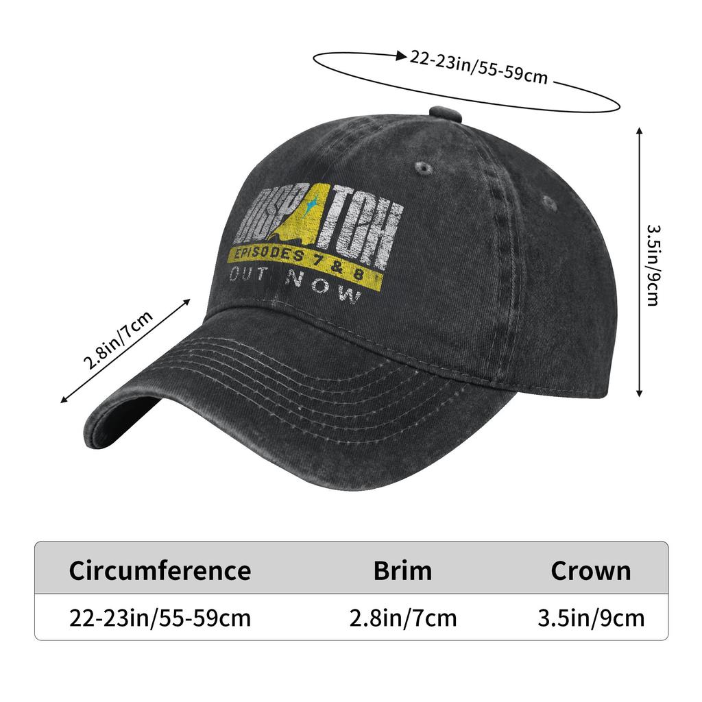 Men Women Dispatch Video Game Printed Hat Classic Distressed Cotton  Baseball Cap Adjustable