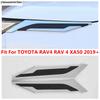 Främre Strålkastare Lampa Ögonbryn Blad Panel Dekoration Skydd Trim För För TOYOTA RAV4 RAV 4 XA50 - 2024 ABS Krom Tillbehör