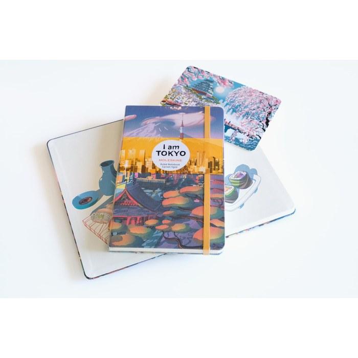 Moleskine Notebook I am Tokyo Hardcover Large Ruled LEQP060IAMTOK Blue