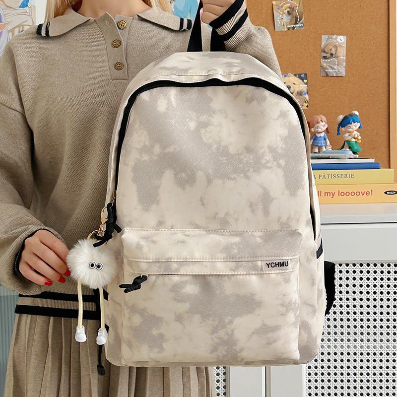 Schoolbag retro schoolbag male college students simple large capacity backpack female versatile computer travel junior high school backpack tide