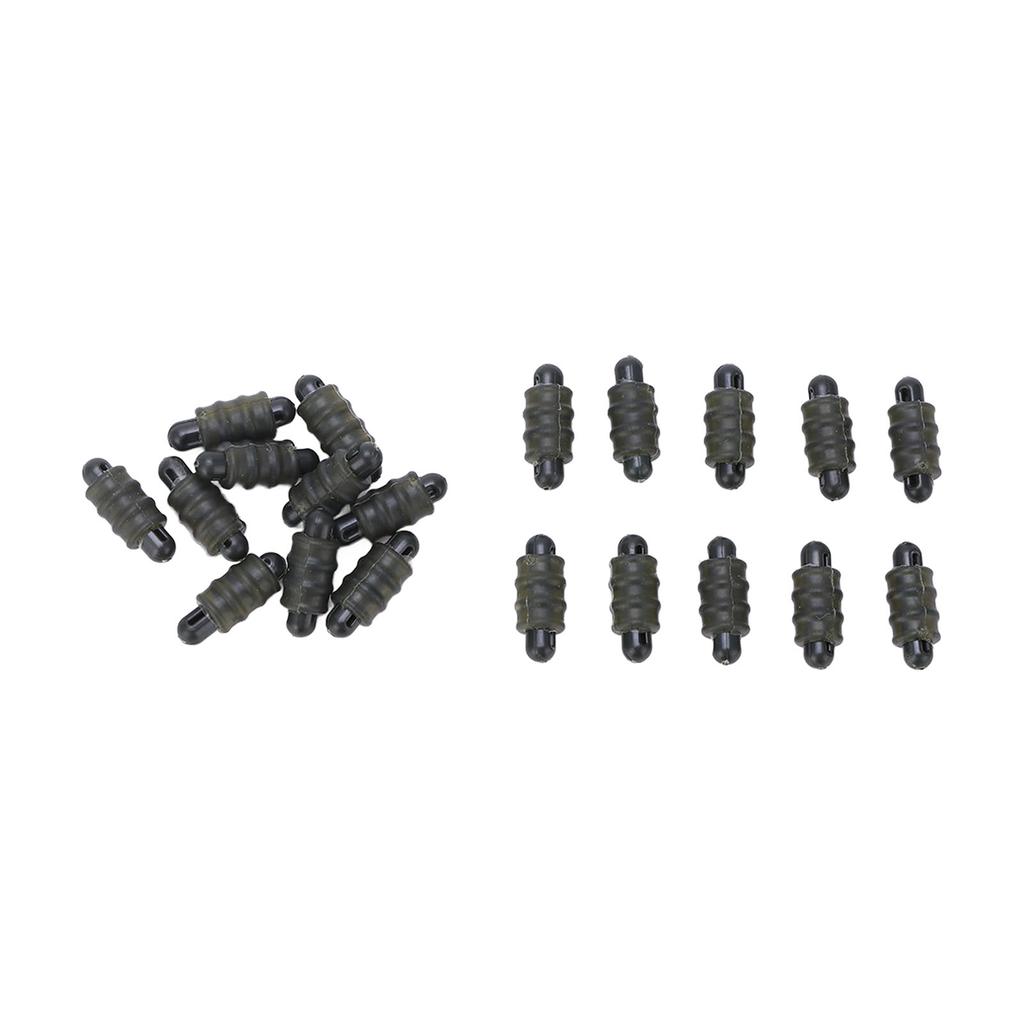 20pcs Carp Fishing Method Connectors Threaded Outside Stop Beads Feeder Accessories