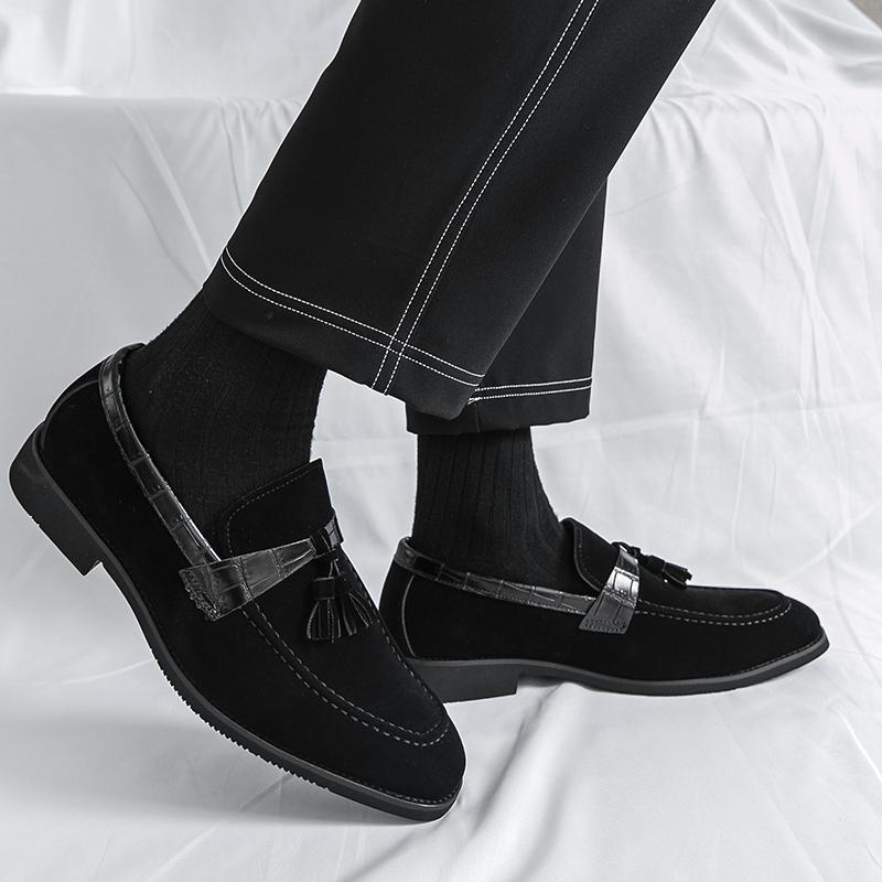 Fashion New men's loafers Casual minimalist style Daily fashion parties and offices Hot selling gentleman's shoes Black Brown Plus Size