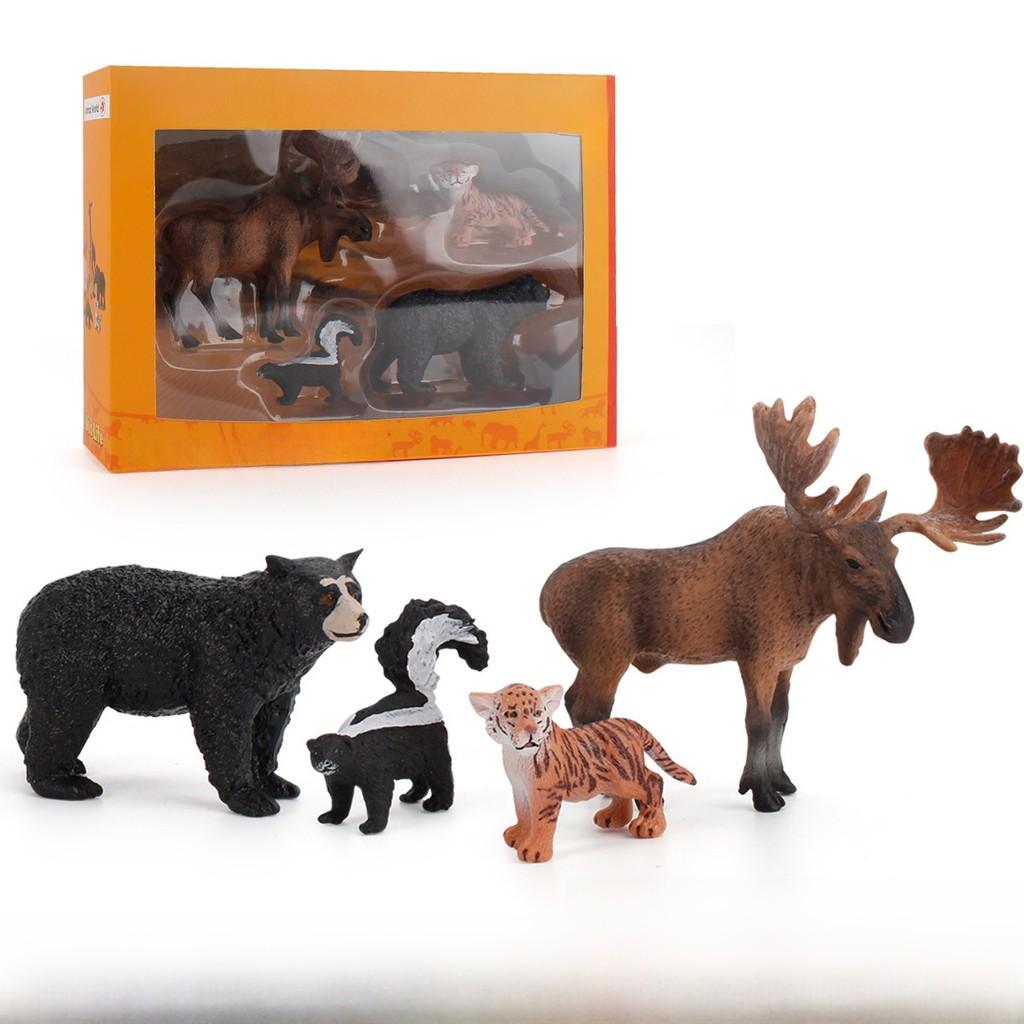 Childrens Animal Handcraft Figurines Pvc Wildlife Desktop Models For Classroom And Play