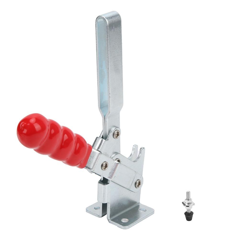 Red Welding Toggle Clamp Latch Style Heavy Duty Hand Clamp Downstroke Fixture Clamp For Welding