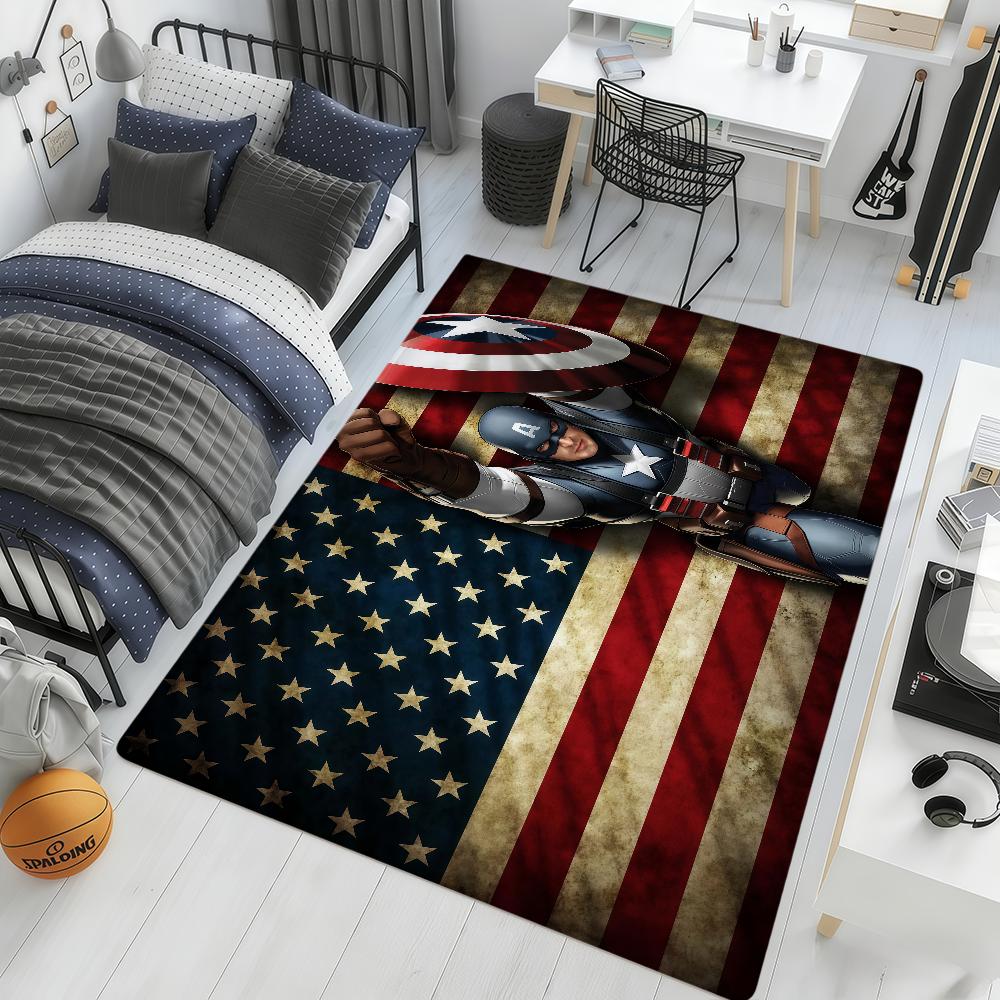 movie cool C-Captain A-America ML hogar Bedside Rug Kitchen Bath Floor Mat Hallway Balcony Carpet Entrance Doormat Decor Home