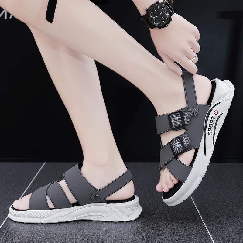 FashionNew Slip On мужские сандалии летние дышащие прогулочные сандалии для отдыха — фото 6