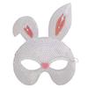 Halloween Carnival Ball Party Mask Sequined Rabbit Mask Cute Rabbit Mask Face Mask