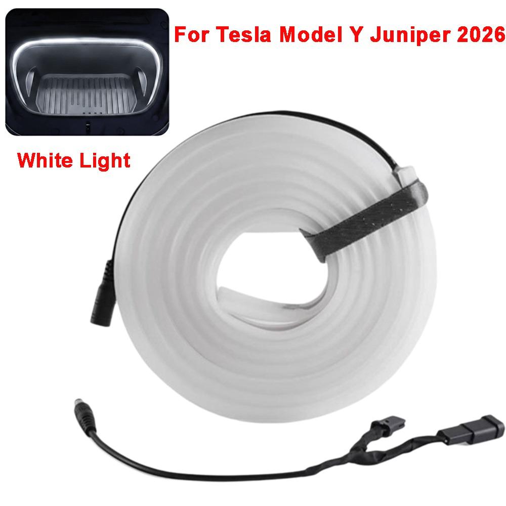 Flexible Silicone Interior Ambient Lighting Strip for Tesla Model 3 Y Juniper 21-26 Front Trunk