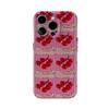 Pink Tomato Tins Retro Phone Case for IPhone 17AIR 16E 16 15 14 13 12 11 17 Pro Max Plus Double-layer Back Cover