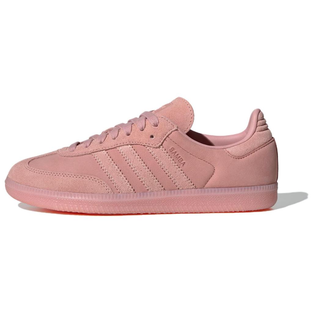 Adidas Originals SAMBA OG Abrasion Resistant Low Top Skateboard Shoes Pink Purple Sneakers JS0194