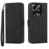 DIERFENG DF-03 Leather Case For Honor X5c Plus 4G / X5c 4G / Play10A 4G Lines Imprint Wallet Phone Cover with Wrist Strap