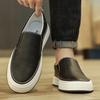 Hochwertige Marken Herren Echtleder Schuhe Weiche Sohlen Bequeme Slipper Rutschfeste Outdoor Herren Flache Schuhe Kostenlose Lieferung