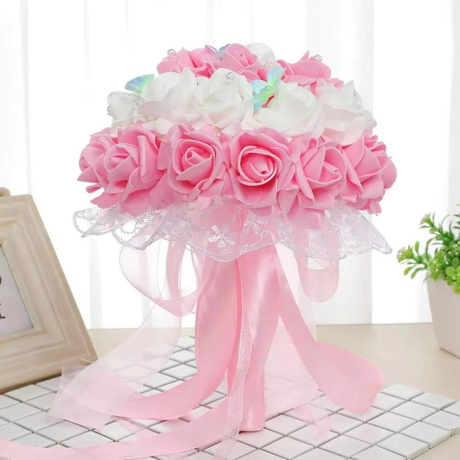 Artificial Flowers PE Foam Rose Home Room Valentine's Day Wedding Wreath Bridal Bouquet Decora DIY Gift Candy Box Outdoor Garden