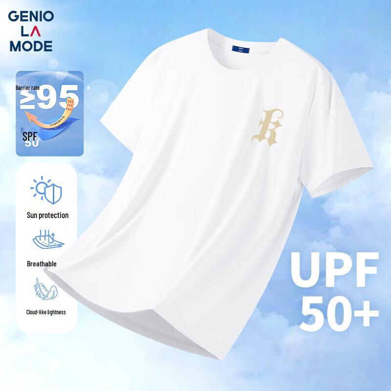 GENIOLAMODE Men s Ice Silk Quick-Dry Short Sleeve T-Shirt M