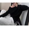 Elegant Loose Slanted Shoulder Knitted Pullover Striped Sweater Casual Gentle Autumn Women Fashion Long Sleeve Tops Loose Casual Office Thin Clothing