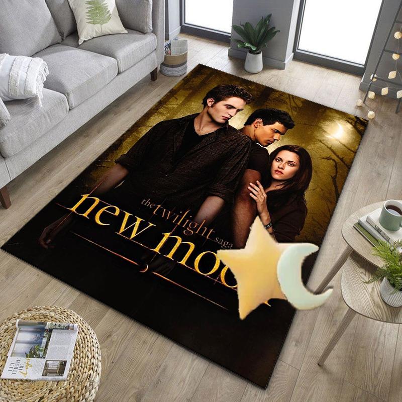 Eclipse Twilight vampire Office Rug Chair Mat, Game Carpet, Suitable for Front Door, Bedroom, Living Room, Desk, Holiday Gift