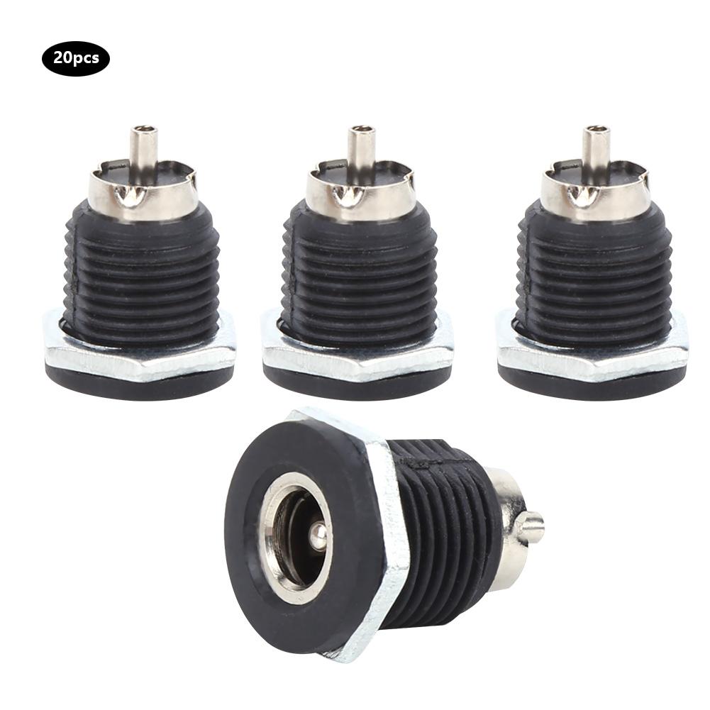 20Pcs Power Supply Female Jack Socket Panel Mount Plug Connector DC?022D 5A Electrical Supplies