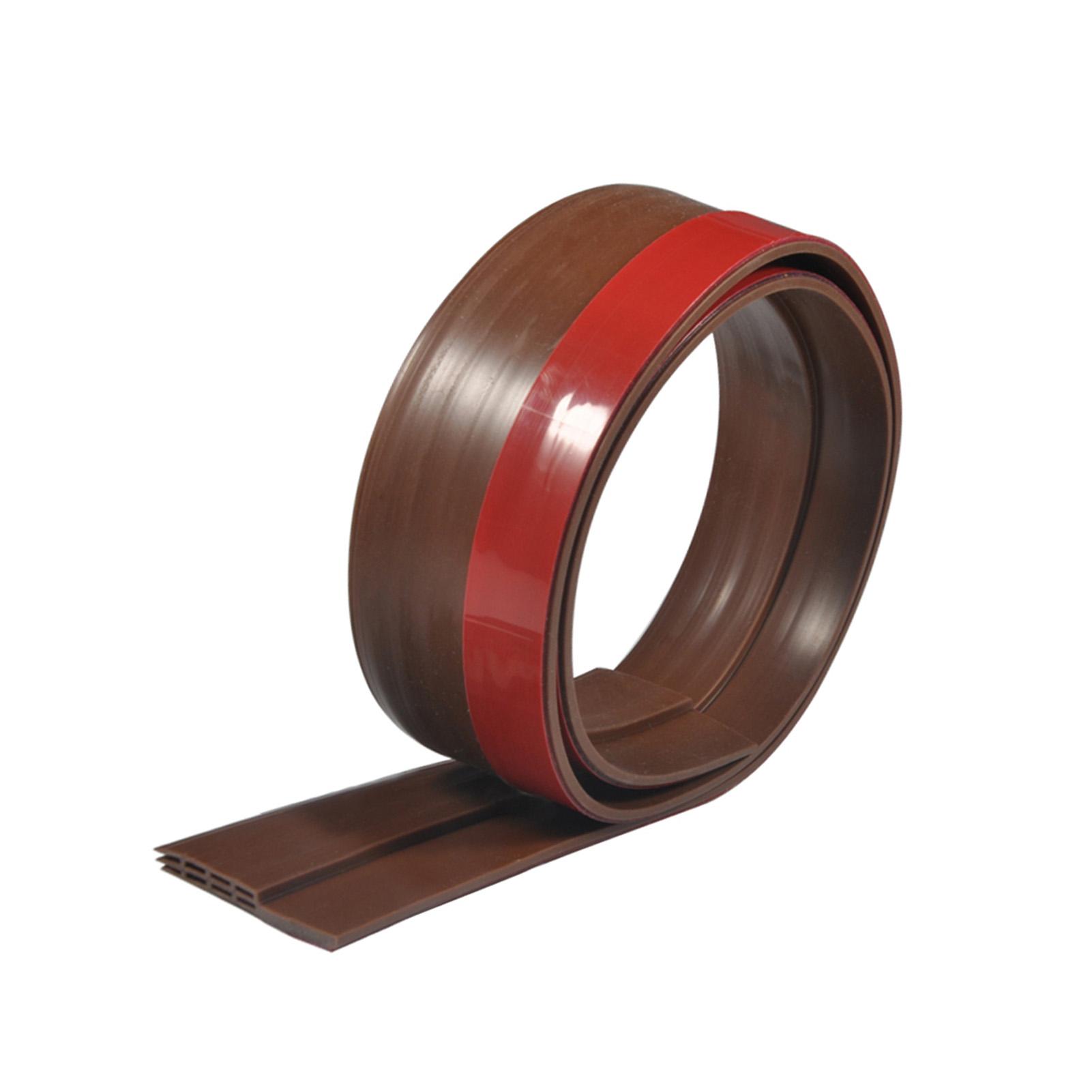 

100cm Silicone Rubber Door Strip Self Adhesive Backing Door Seal for Window or Door Gap