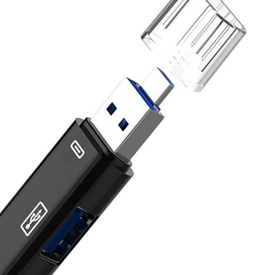 Kartenleser Stecker Geschwindigkeit 5-In-1 USB Play Hoch 3 Typ-C TF Kartenleser