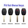 2 3 4 Button Car Key Case Remote Fob Cover For Honda Fit CRV Civic Insight Ridgeline HRV Jazz ACCORD 2003-2013