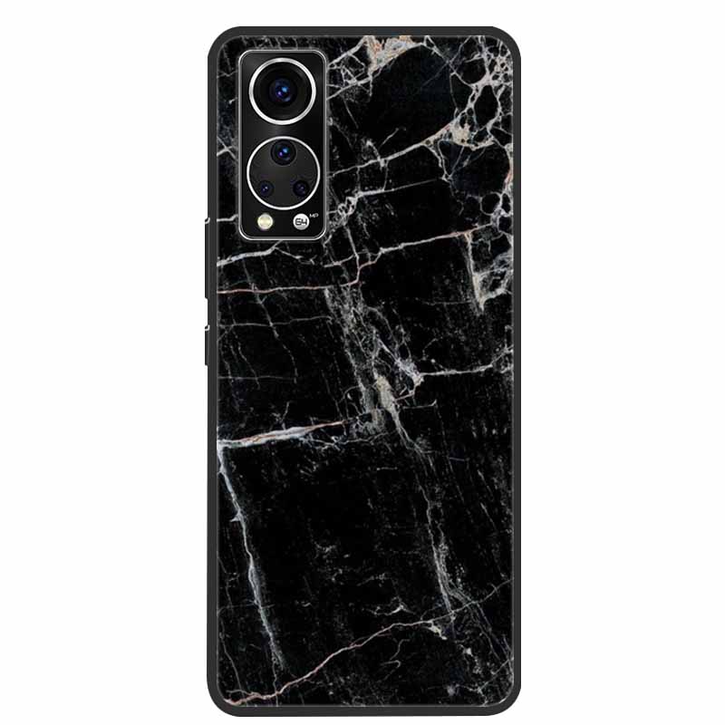 Für ZTE Axon 30 Handyhülle Cover Cooler Wolf Löwe Tiger Schwarzes Silikon Weiche Hülle Für ZTE Axon 30 Rückabdeckung Hülle Axon30 5G Hülle