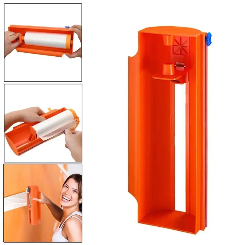 Ergonomic Masking Film Cutting Tool for Effortless Car Paint Protection оранжевый