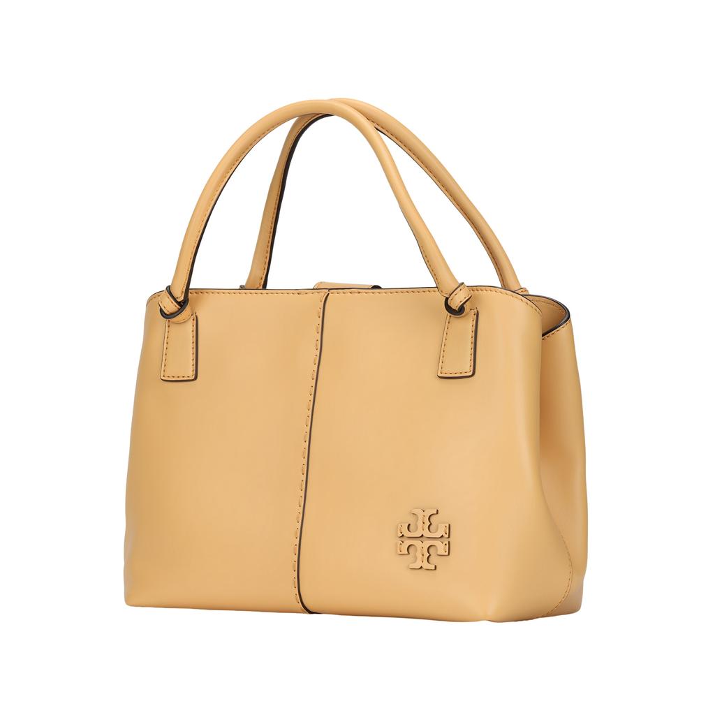Tory Burch Mcgraw Logo Leather Shoulder Crossbody Handbag Women Handbags Jackfruit-Yellow 82115-264