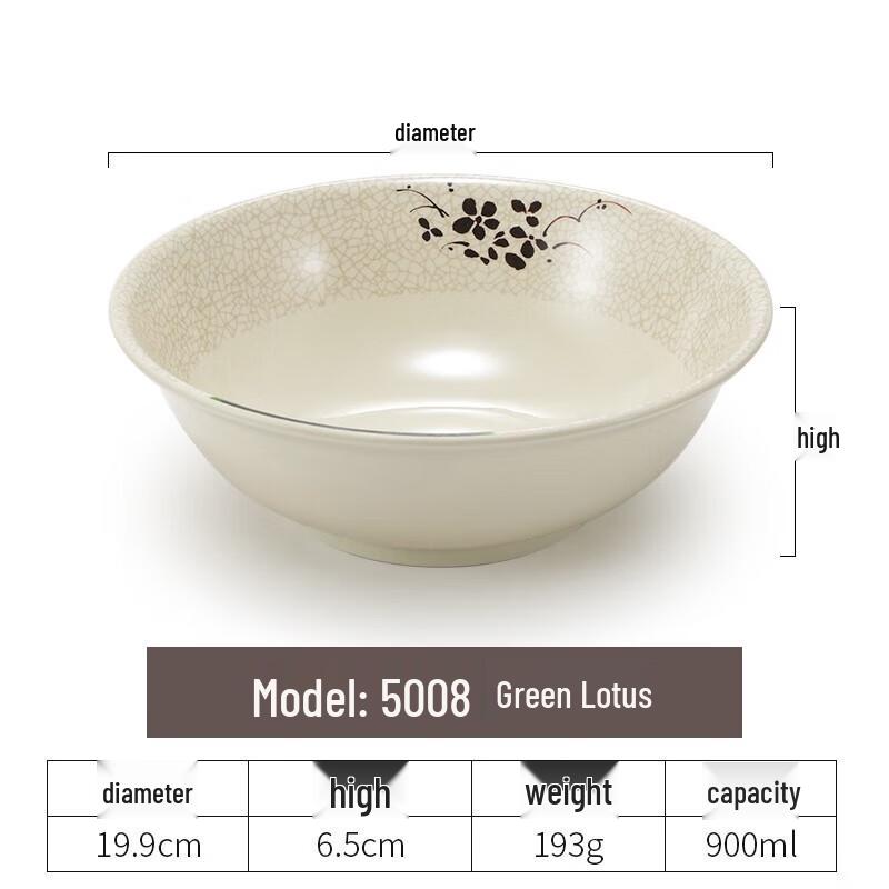 Sweet Elegant Melamine Dining Bowl