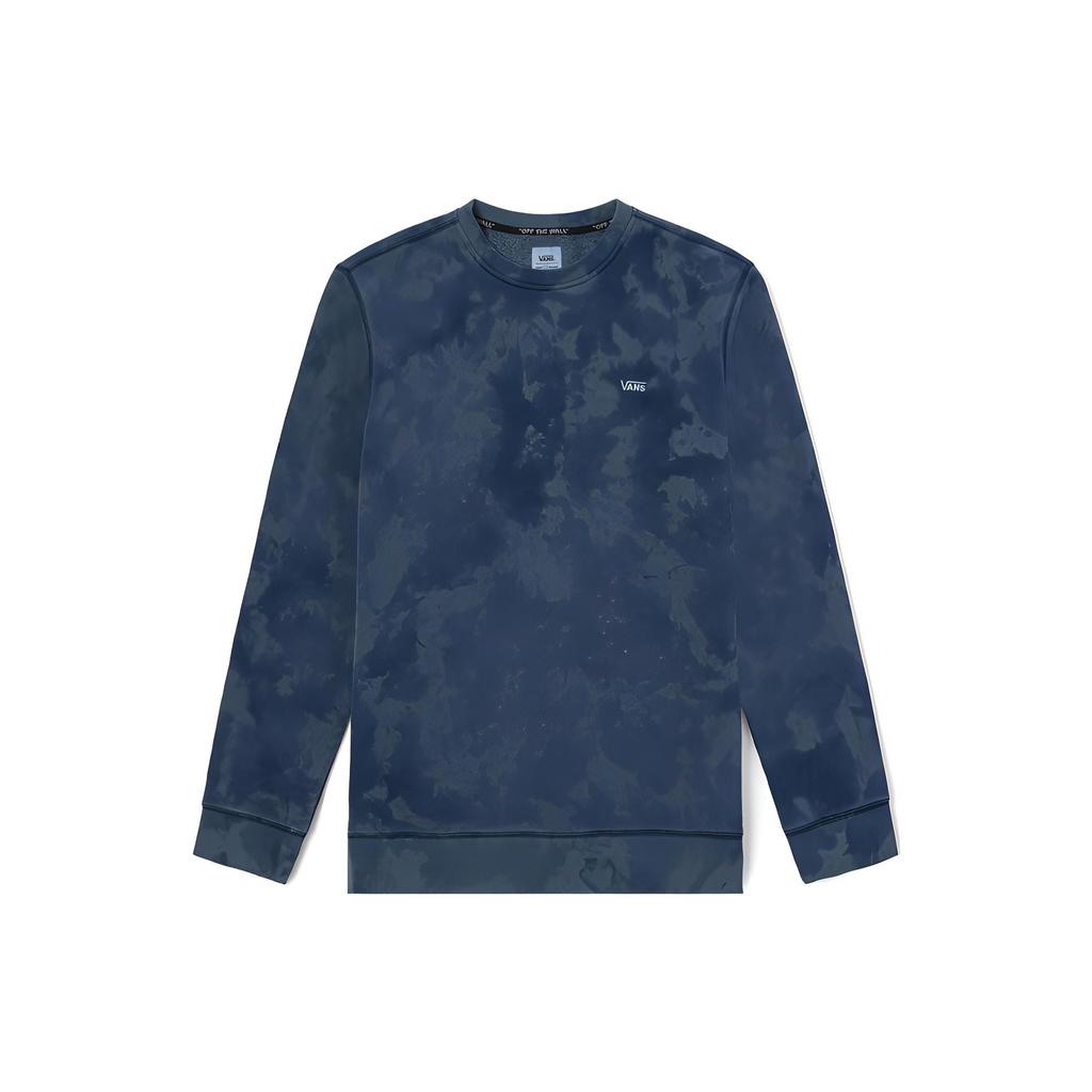 Vans Tie-Dye Printed Crew Neck Long Sleeve Sweatshirt Unisex Sweatshirt Blue VN00062TBNQ