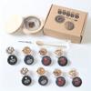 Kit de Afumare din Lemn pentru Cocktailuri și Whiskey (4-8 buc.) - Include Cupolă Afumătoare din Lemn, Sticle de Whiskey și Accesorii