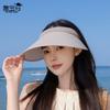 Summer Sun Hat Children's Versatile Fashion Pearl Empty Top Hat Headband Style Big Eaves Outdoor Sun Hat