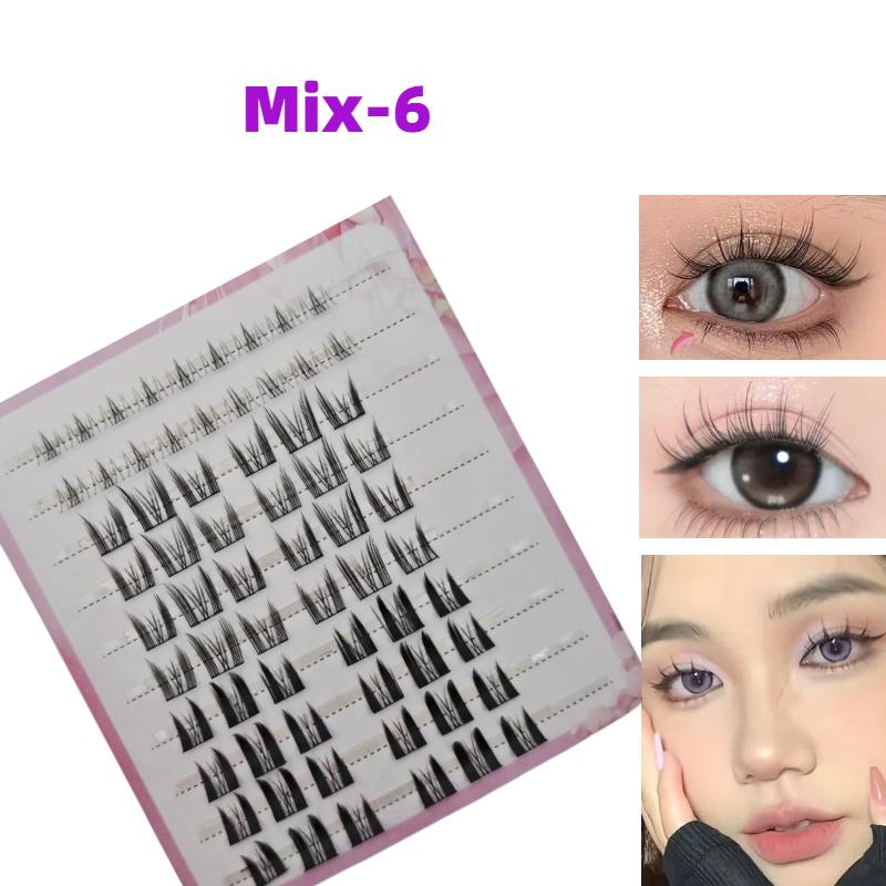 Large Capacity Glue Required False Eyelashes, 10raws, 11-17mm,high Quality,40+version,professional eyelashesMakeup