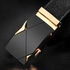 Men'S Cowhide Belt High-End Automatic Buckle Leather Belt Men'S Middle-Aged And Young Leisure Business Belt Men